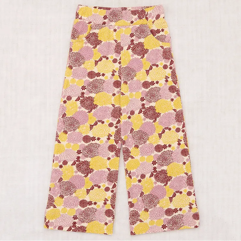 A-Pant in String / Antique Rose Chrysanthemum by Misha & Puff