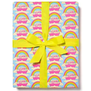 All Over Rainbows Gift Wrap by Red Cap Cards
