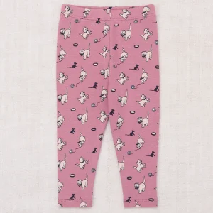 Baby Legging in Antique Rose Cat & Mouse by Misha & Puff