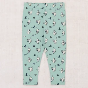 Baby Legging in Sage Cat & Mouse by Misha & Puff