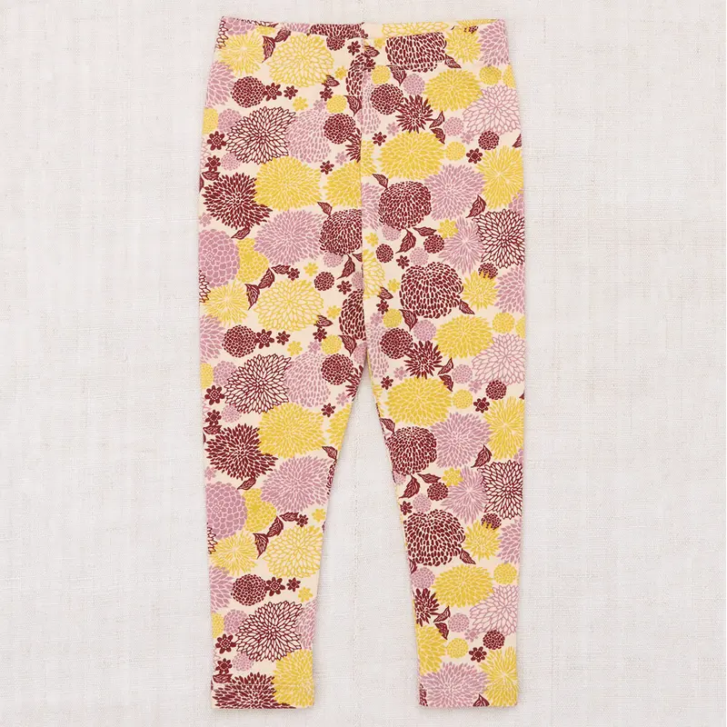 Baby Legging in String / Antique Rose Chrysanthemum by Misha & Puff