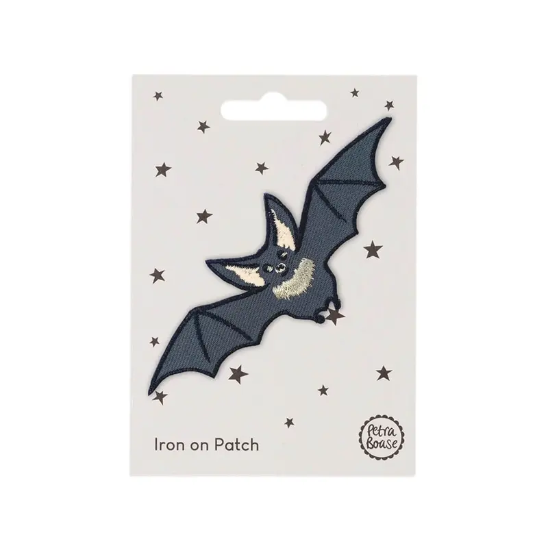 Bat Iron On Patch by Petra Boase