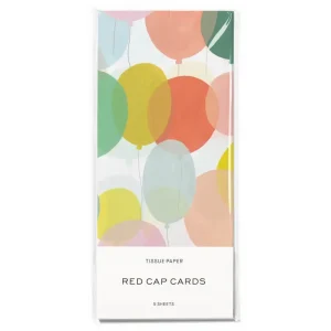 Birthday Balloons Tissue Paper By Red Cap Cards