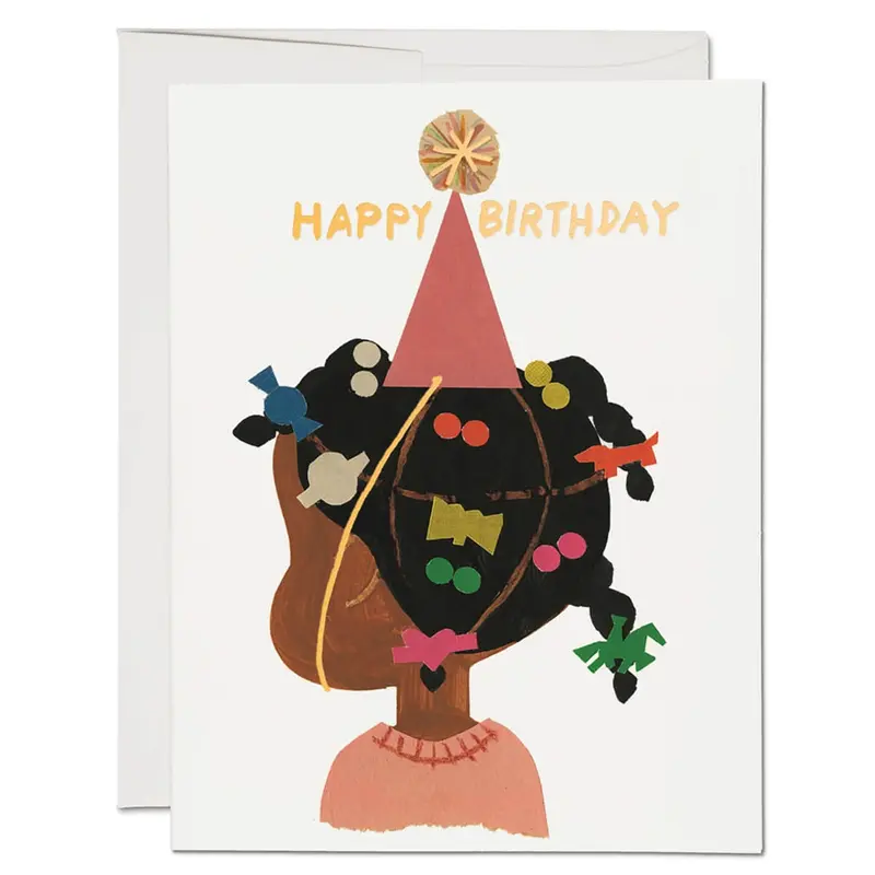 Birthday Barettes Greetings Card by Red Cap Cards