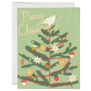 Christmas Spice Tree Greetings Card by Red Cap Cards