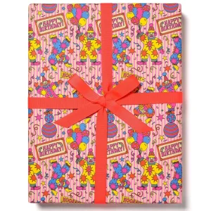 Clowns Gift Wrap by Red Cap Cards