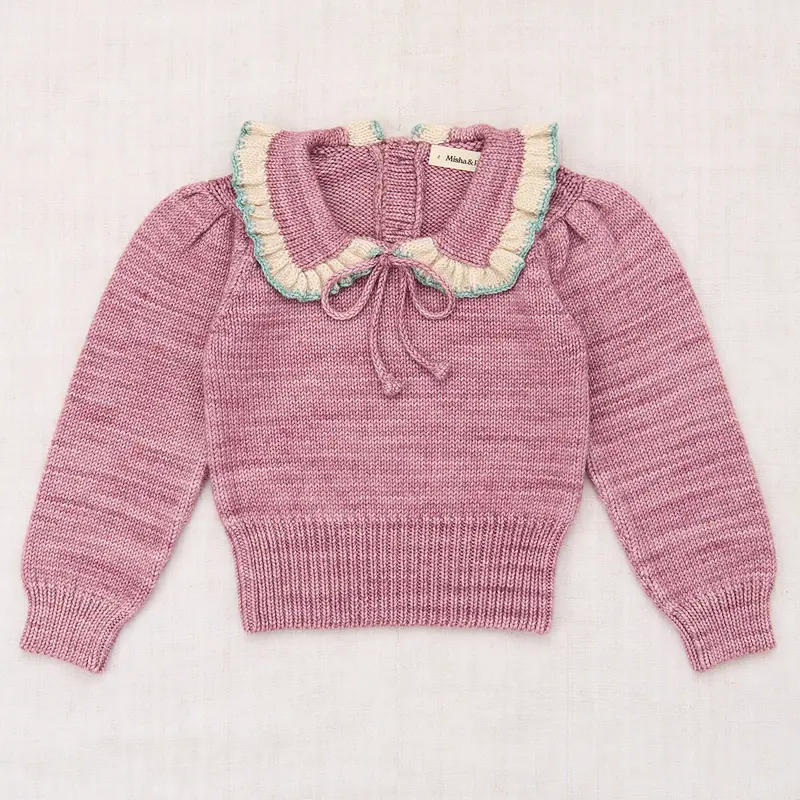 Estelle Sweater in Antique Rose by Misha & Puff