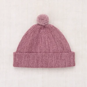 Garter Hat in Antique Rose by Misha & Puff