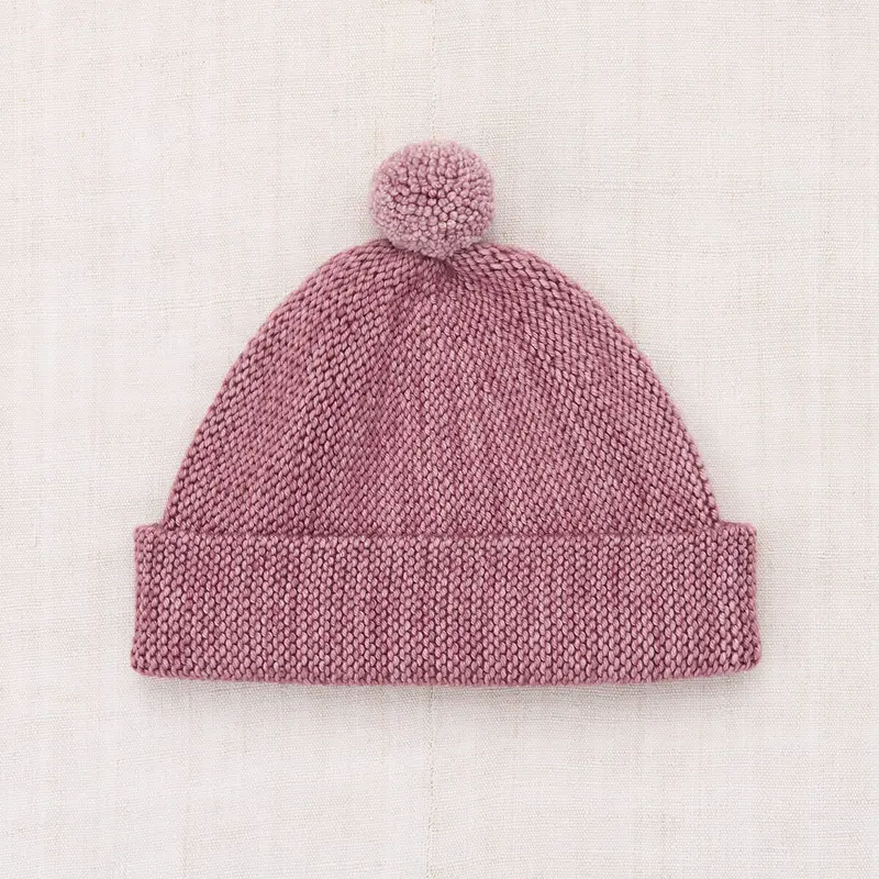 Garter Hat in Antique Rose by Misha & Puff