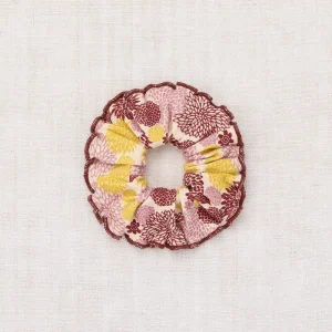 Hair Scrunchie in String / Antique Rose Chrysanthemum by Misha & Puff
