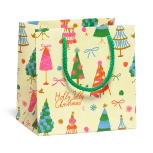 Holly Jolly Trees Small Gift Bag By Red Cap Cards