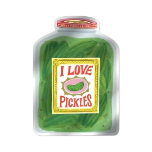 I Love Pickles Sticker by Red Cap Cards