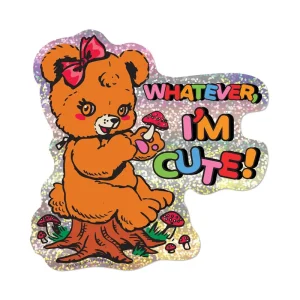 I'm Cute Sticker by Red Cap Cards