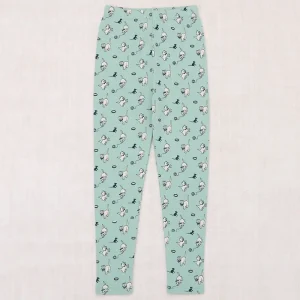 Legging in Sage Cat & Mouse by Misha & Puff