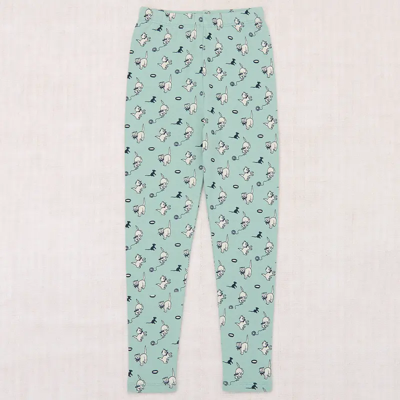Legging in Sage Cat & Mouse by Misha & Puff