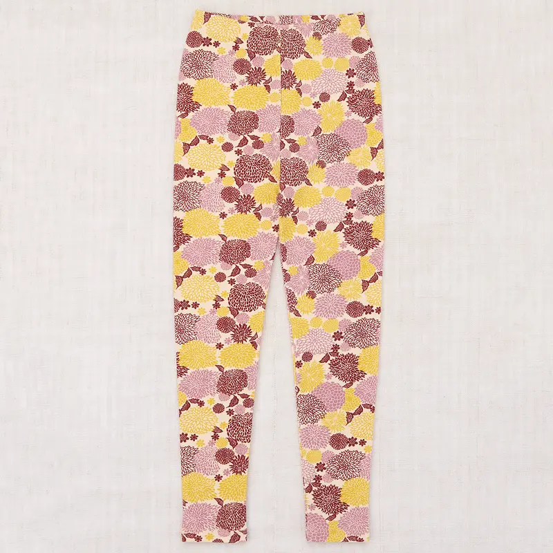 Legging in String / Antique Rose Chrysanthemum by Misha & Puff
