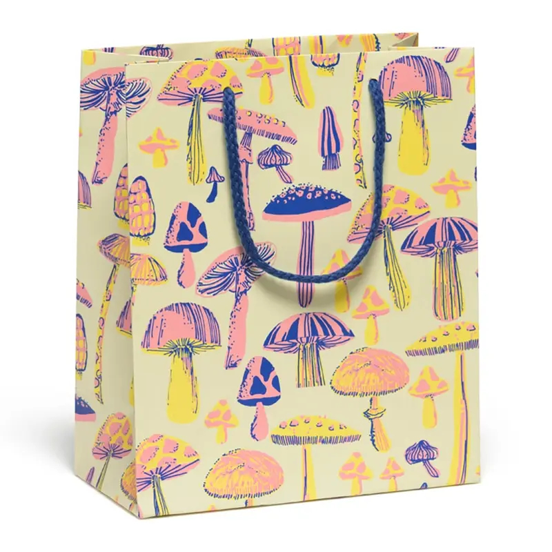 Mushroom Family Medium Gift Bag By Red Cap Cards