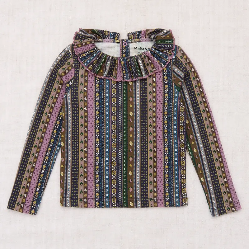 Paloma Top in Ink Ribbons by Misha & Puff