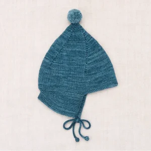 Pointy Peak Hat in Blue Smoke by Misha & Puff