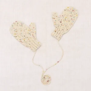 Popcorn Mittens in Snowglobe Confetti by Misha & Puff