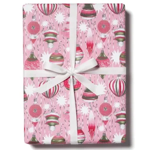 Retro Ornaments Gift Wrap (3 Sheets) by Red Cap Cards