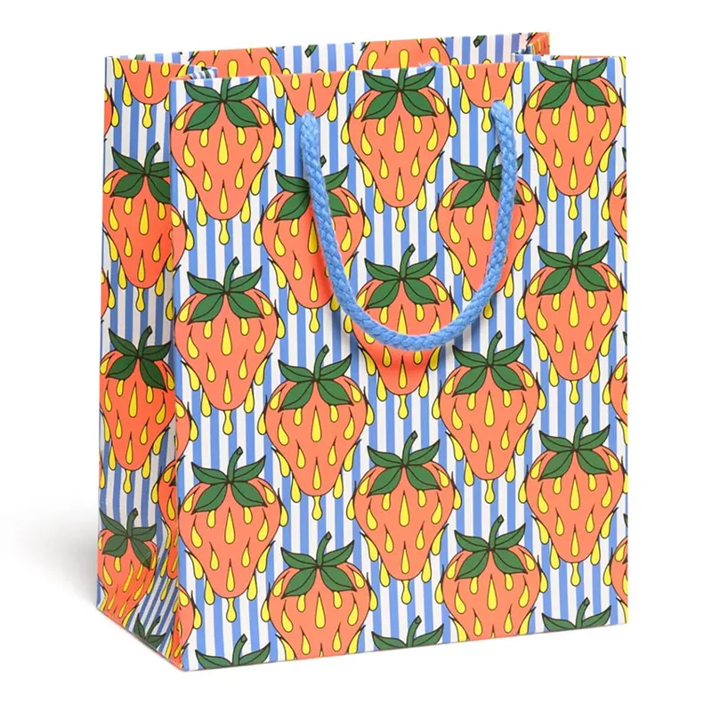 So Many Strawberries Medium Gift Bag By Red Cap Cards