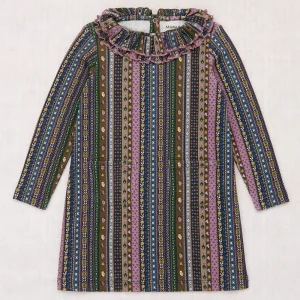 Sweetheart Dress in Ink Ribbons by Misha & Puff