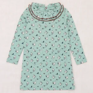 Sweetheart Dress in Sage Cat & Mouse by Misha & Puff