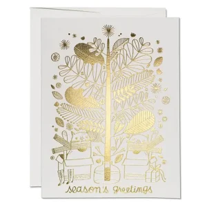 Tree Cats Christmas Greetings Card by Red Cap Cards