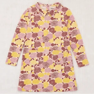 Twiggy Dress in String / Antique Rose Chrysanthemum by Misha & Puff
