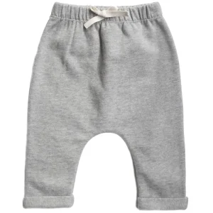 Baby Pants in Grey Melange by Gray Label - Last One In Stock - 0-3 Months