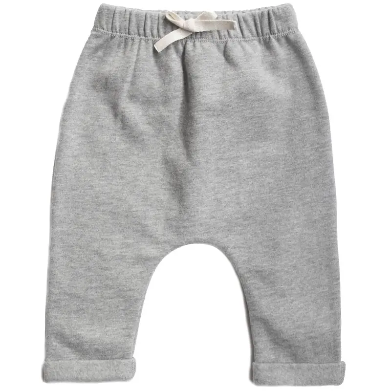 Baby Pants in Grey Melange by Gray Label - Last One In Stock - 0-3 Months