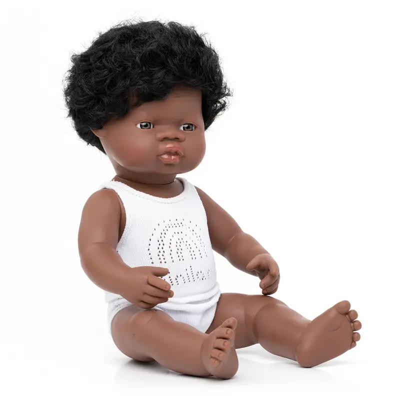 Boy Doll (38cm African) by Miniland