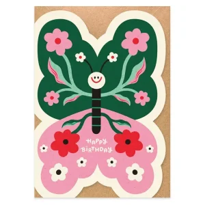 Butterfly Birthday Greetings Card by Studio Boketto