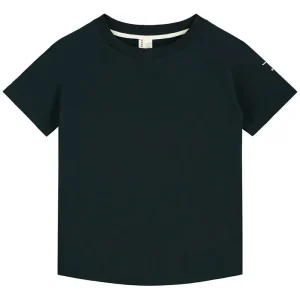 Crew Neck T Shirt in Nearly Black by Gray Label