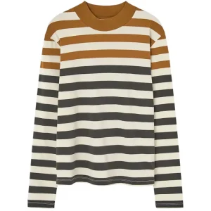 Esna T-Shirt in Dark Ochre / Forest by Loreak Mendian