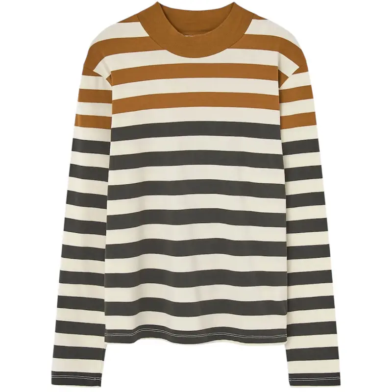 Esna T-Shirt in Dark Ochre / Forest by Loreak Mendian