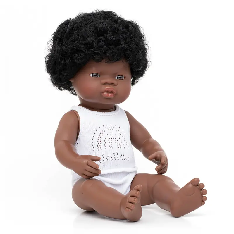 Girl Doll (38cm African) by Miniland
