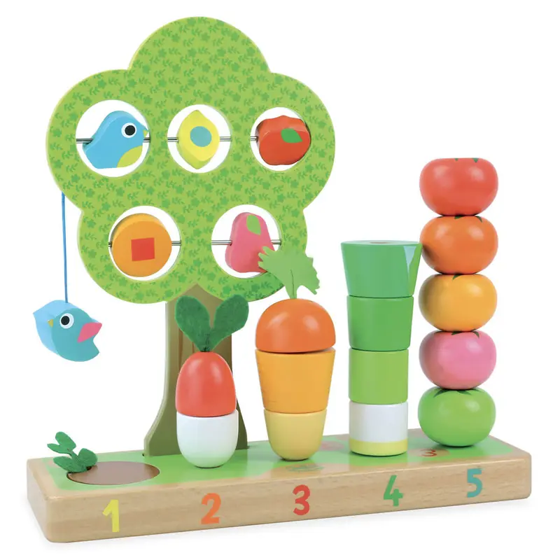 I Learn Counting Vegetables Set by Vilac