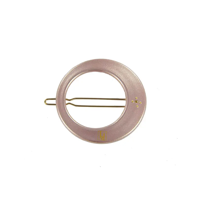 Moon Hair Clip in Pink by Bon Dep