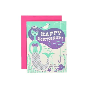 Off The Hook Greetings Card by Hello! Lucky