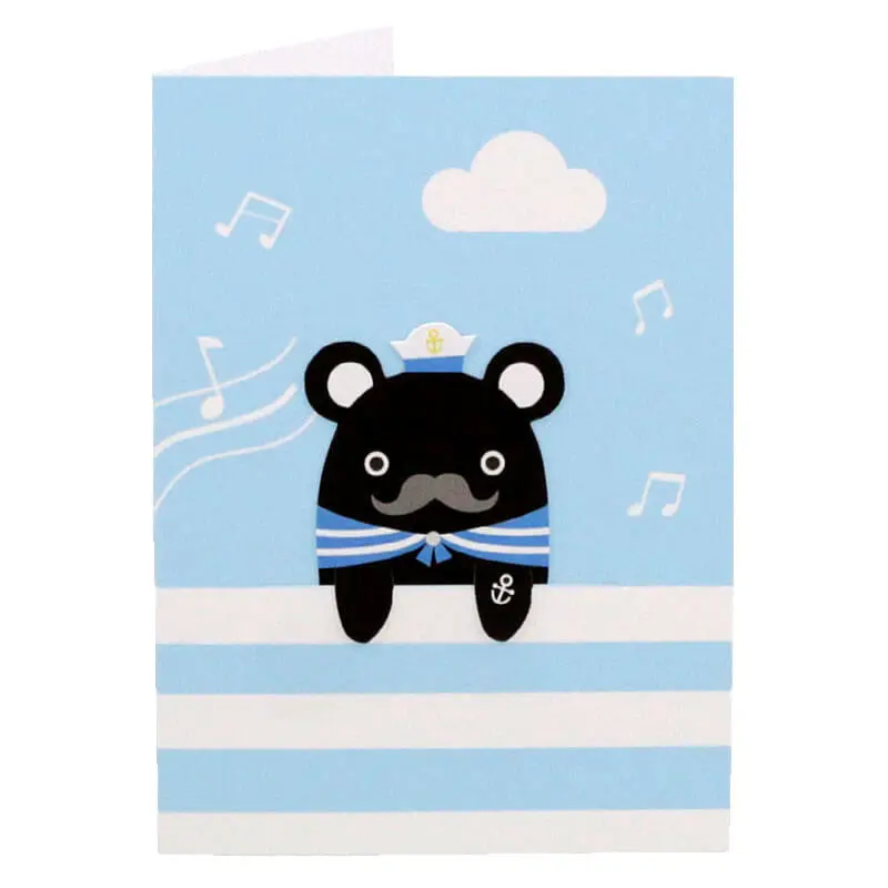 Sailor Melody Bookmark Greetings Card by NooDoll