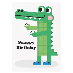Snappy Birthday Greetings Card by Studio Boketto