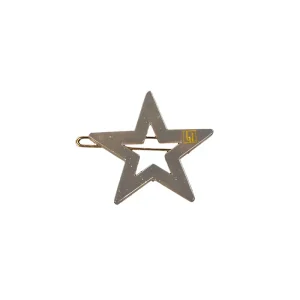 Star Hair Clip in Mole by Bon Dep