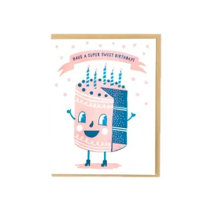 Sweet Cakes Greetings Card by Hello! Lucky