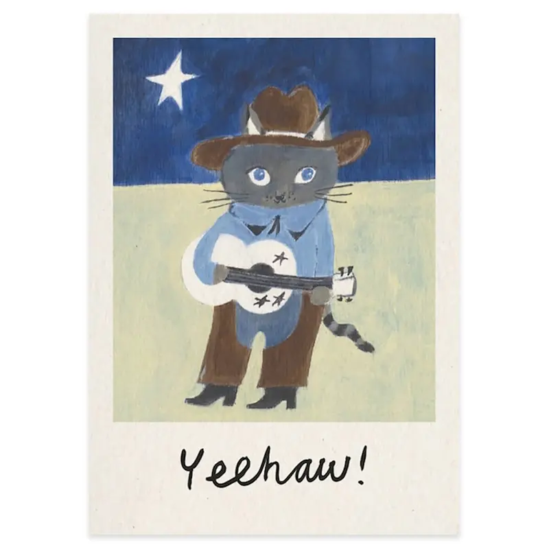 Yeehaw Greetings Card by Studio Boketto