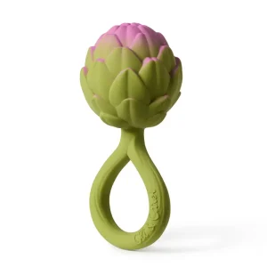 Artichoke Baby Rattle and Teether by Oli & Carol