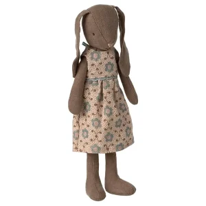 Brown Bunny (Size 2) in Dress by Maileg