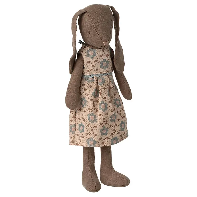 Brown Bunny (Size 2) in Dress by Maileg