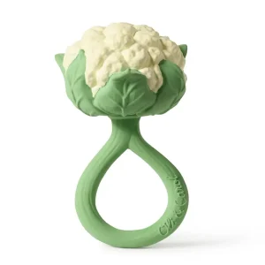 Cauliflower Baby Rattle and Teether by Oli & Carol